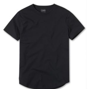 Cuts Crew Curve Hem T-shirt